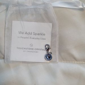 Touchstone Crystal by Swarovski Crystal blue charm